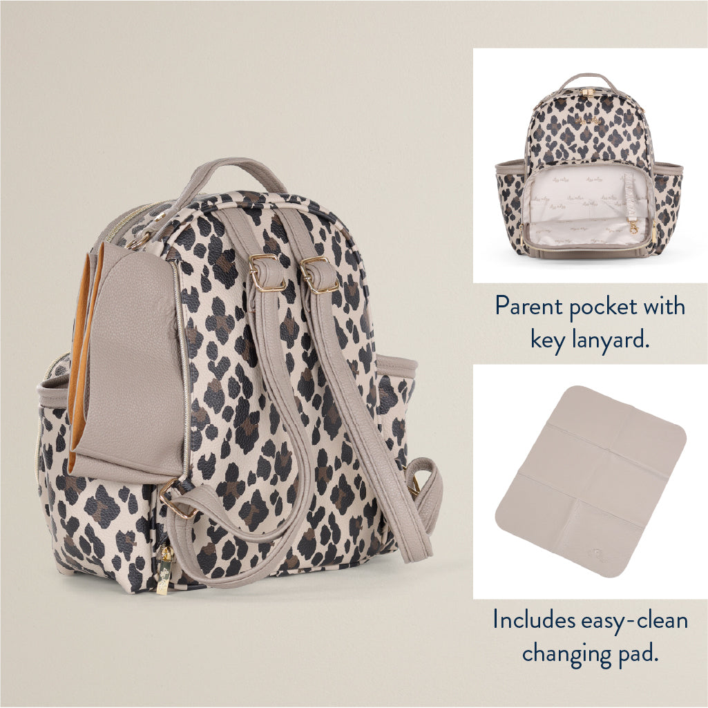 Itzy Mini Plus ™ Diaper Bag Diaper Bag ItzyRitzy Leopard