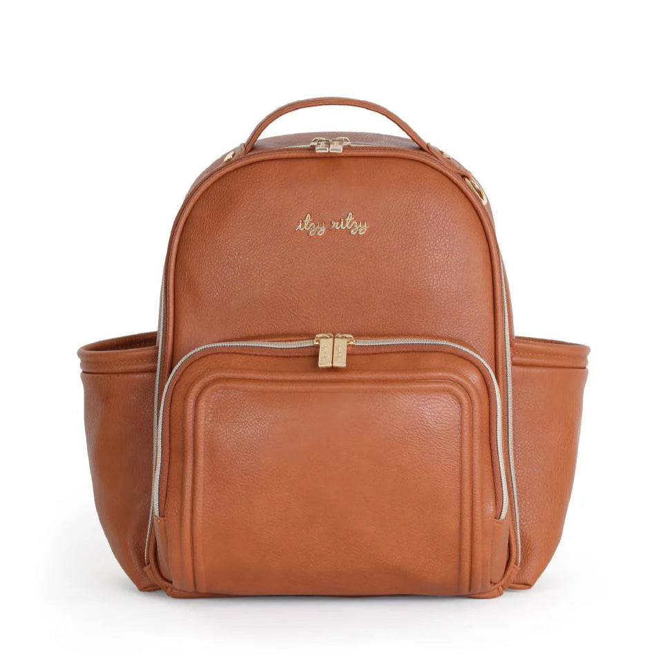 Itzy Mini Plu Diaper Bag Cognac