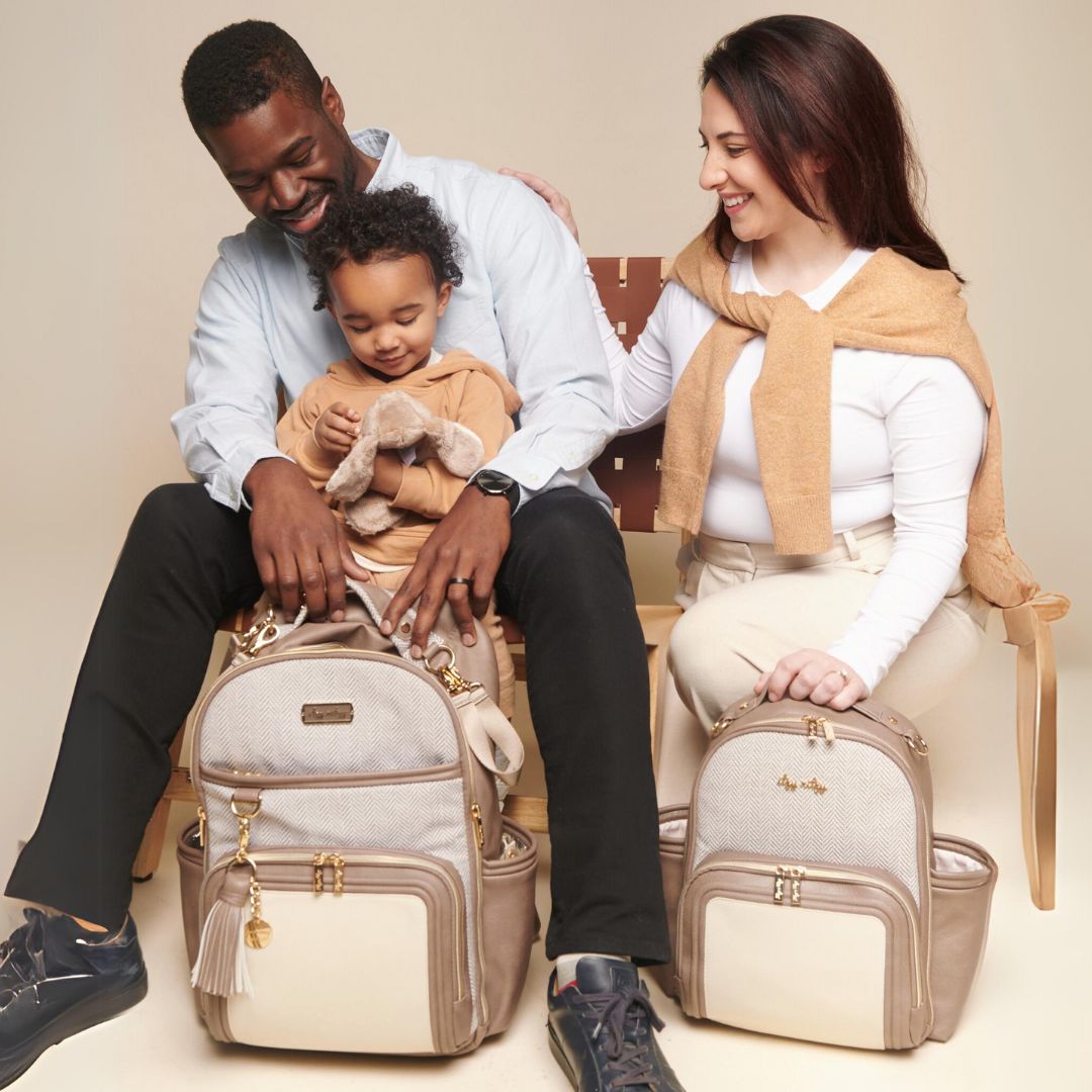 Itzy Mini Plus ™ Diaper Bag Diaper Bag ItzyRitzy Vanilla Latte