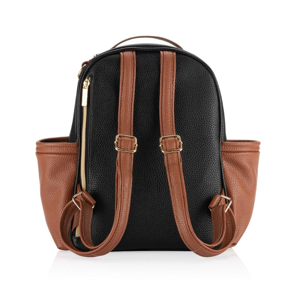 Itzy Mini Plu Diaper Bag Coffee and Cream