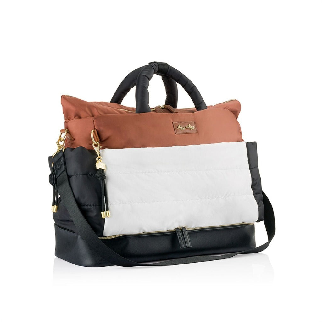 Dream Weekender Diaper Bags Coffee and Cream