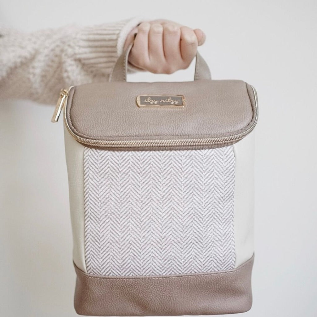 Chill Like A Boss™ Bottle Bag Bottle Bag Itzy Ritzy Vanilla Latte