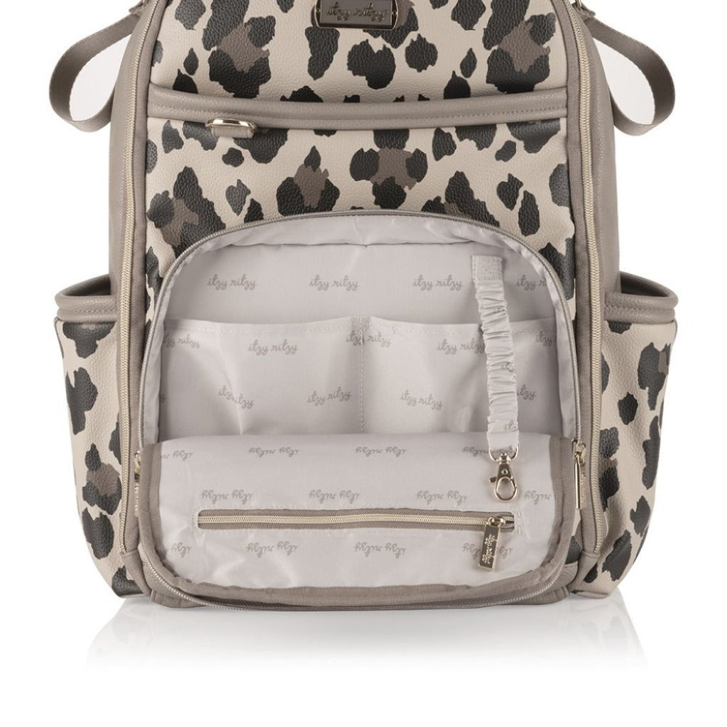 Boss Plus Bag Backpack Diaper Bag Leopard