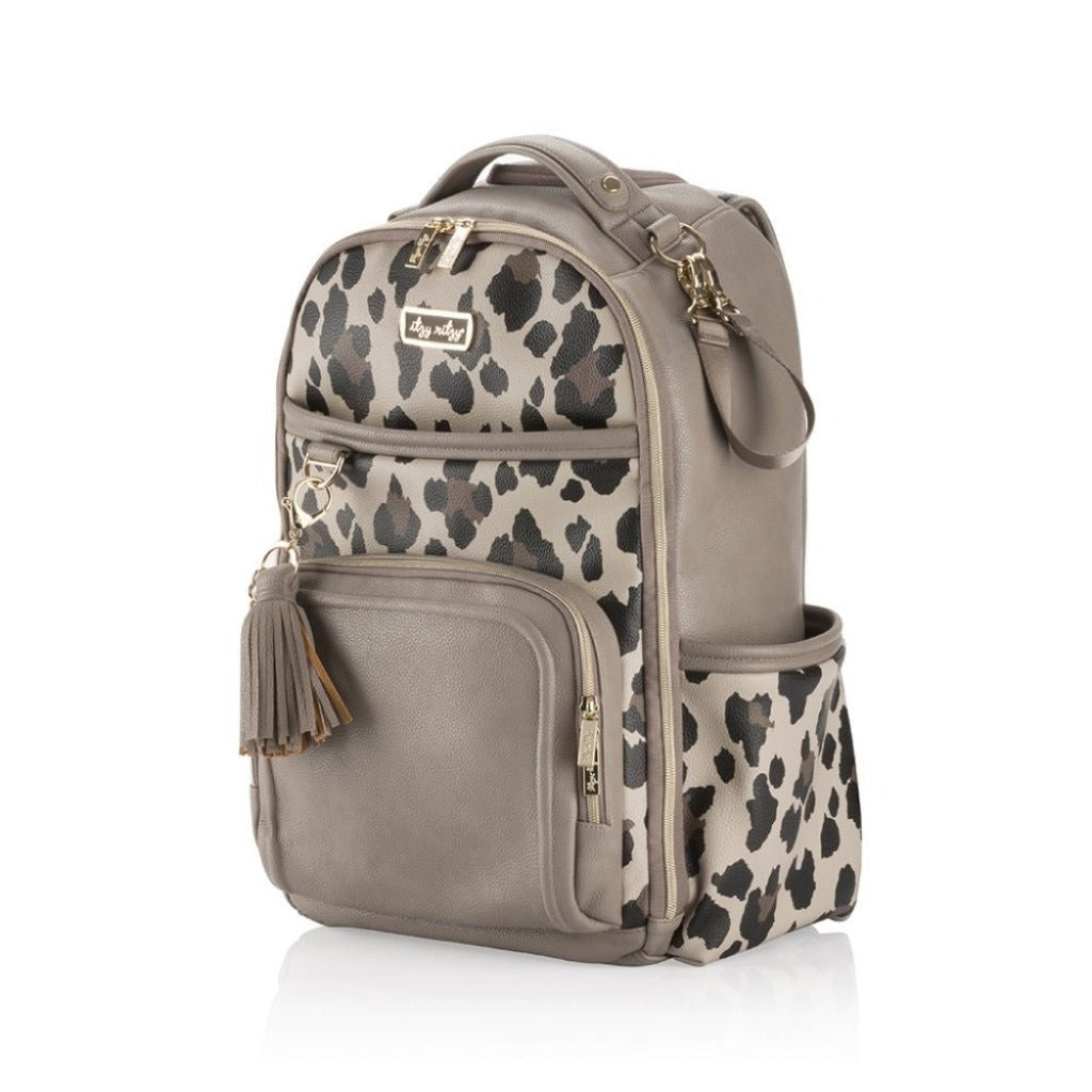 Boss Plus Bag Backpack Diaper Bag Leopard