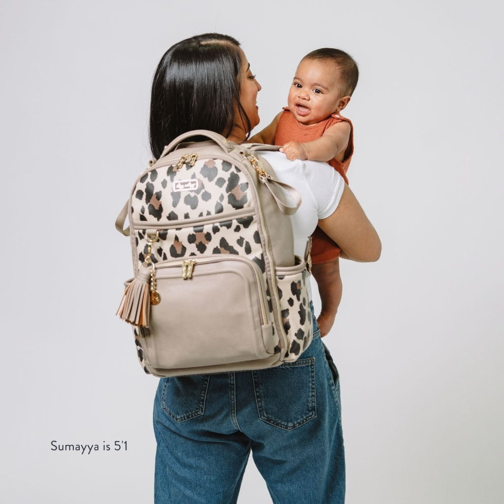 Boss Plus™ Bag Backpack Diaper Bag Leopard