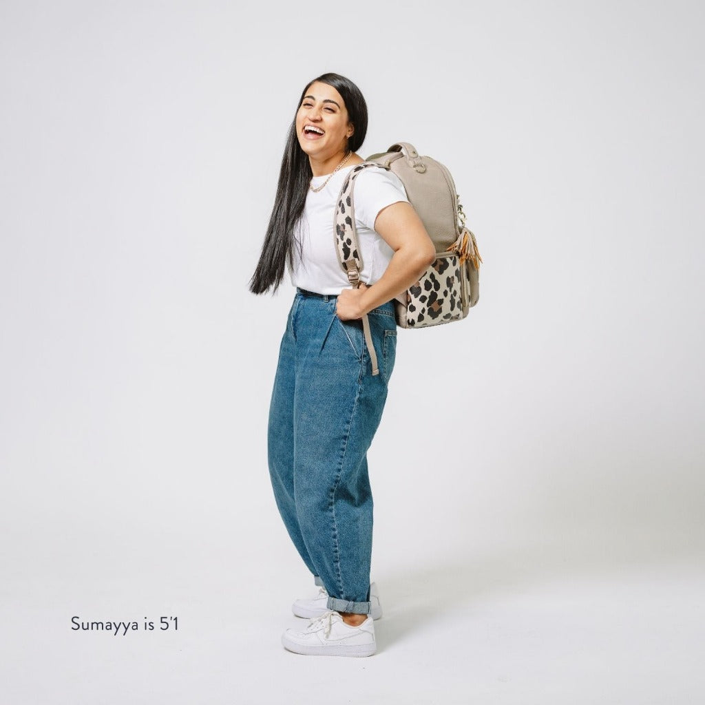 Boss Plus™ Bag Backpack Diaper Bag Leopard