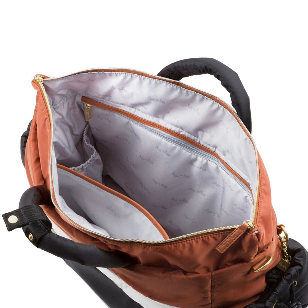 Dream Weekender Diaper Bags Coffee and Cream