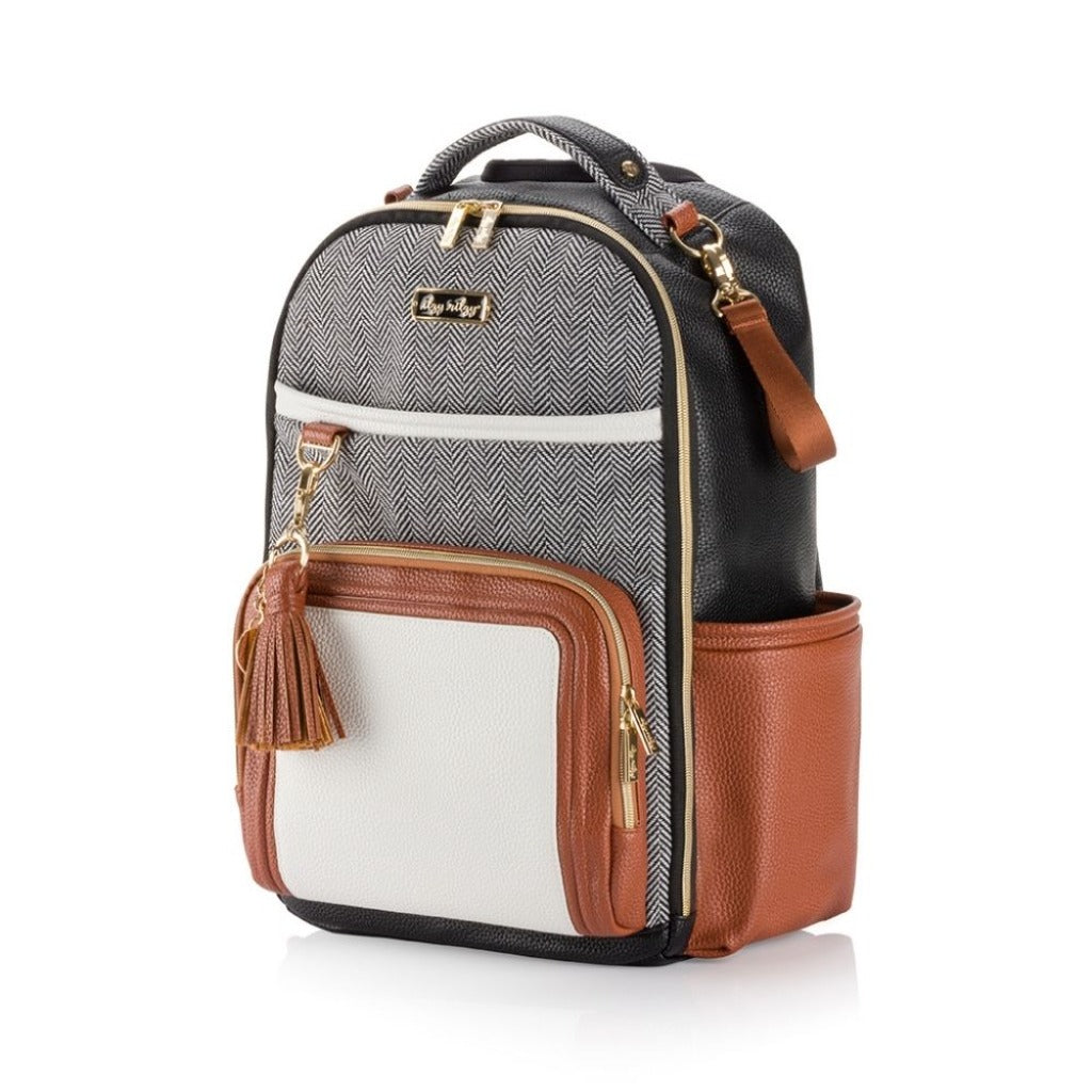 Boss Plus™ Bag Backpack Diaper Bag Coffee and Cream