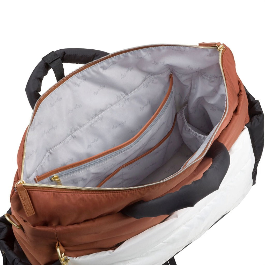 Dream Weekender Diaper Bags Coffee and Cream