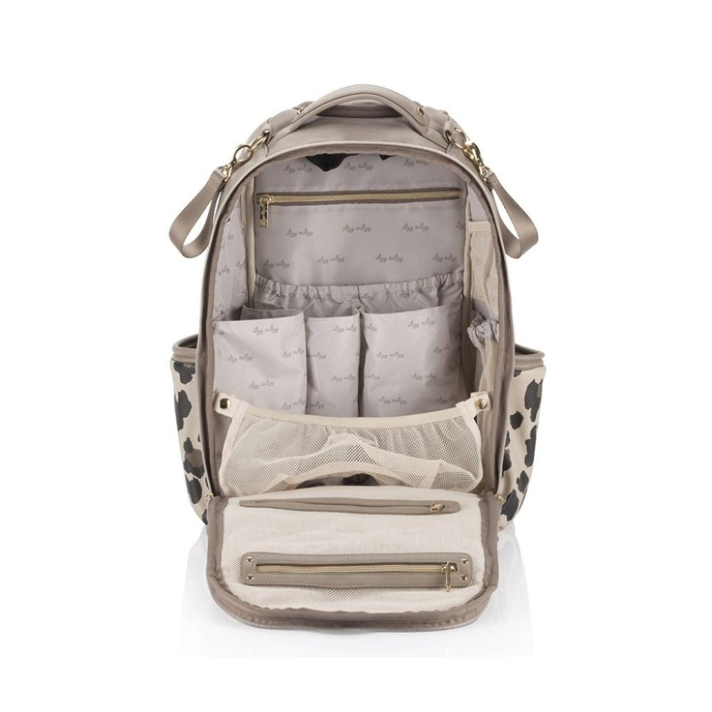 Boss Plus Bag Backpack Diaper Bag Leopard