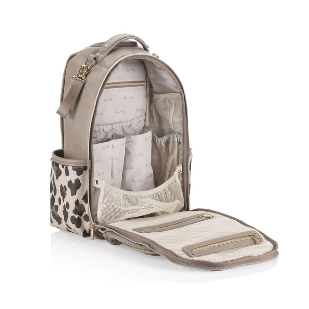 Boss Plus Bag Backpack Diaper Bag Leopard