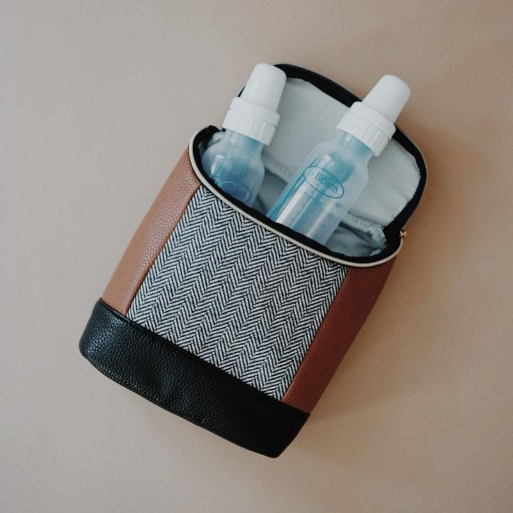 Chill Like A Boss™ Bottle Bag - Ships Week of 1/25 Bottle Bag Itzy Ritzy Coffee & Cream