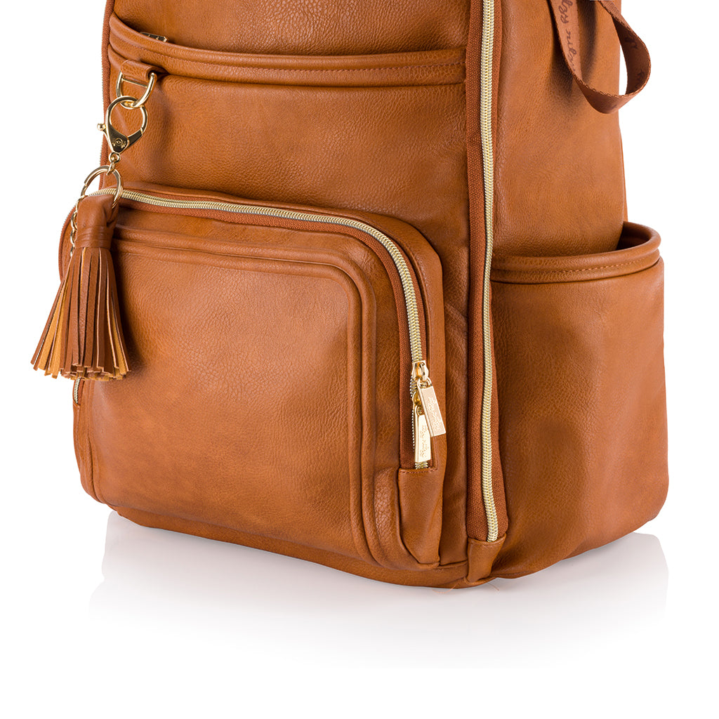 Boss Plus Bag Backpack Diaper Bag Cognac