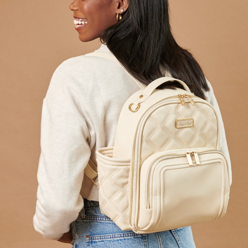 Itzy Mini Plu Diaper Bag Milk and Honey