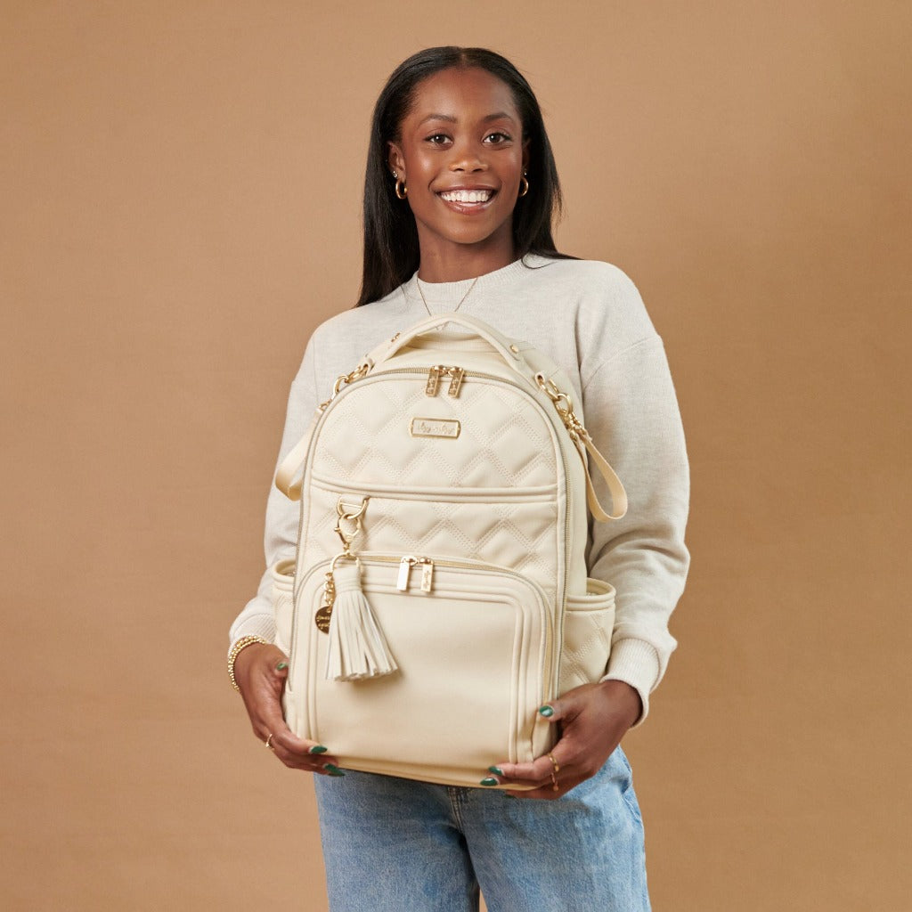 Boss Plus™ Bag Backpack Diaper Bag Milk and Honey