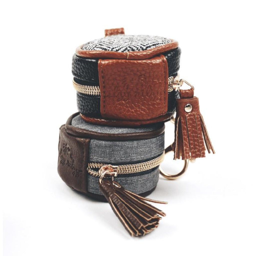 Diaper Bag Charm Pod Coffee and Cream