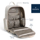Belong Utility Backpack Diaper Bag Cream