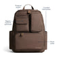 Belong Utility Backpack Diaper Bag Mocha