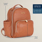 Itzy Mini Plu Diaper Bag Cognac