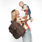 Belong Utility Backpack Diaper Bag Mocha