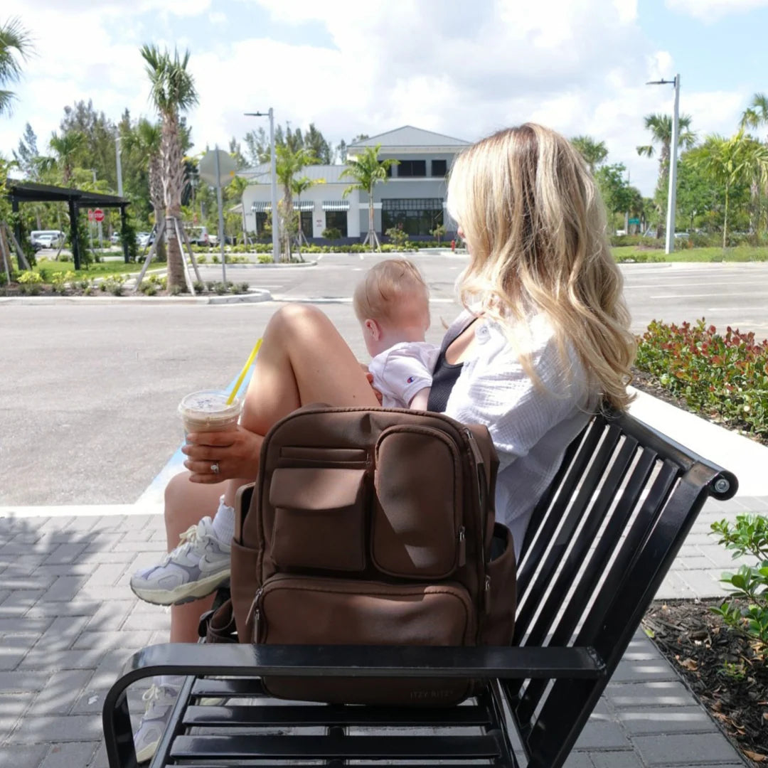 Belong Utility Backpack Diaper Bag Mocha