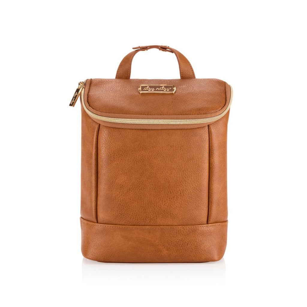 Chill Like A Boss™ Bottle Bag - Ships Week of 1/25 Bottle Bag Itzy Ritzy Cognac