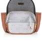Itzy Mini Plu Diaper Bag Coffee and Cream