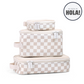 Packing Cubes Taupe Checkerboard