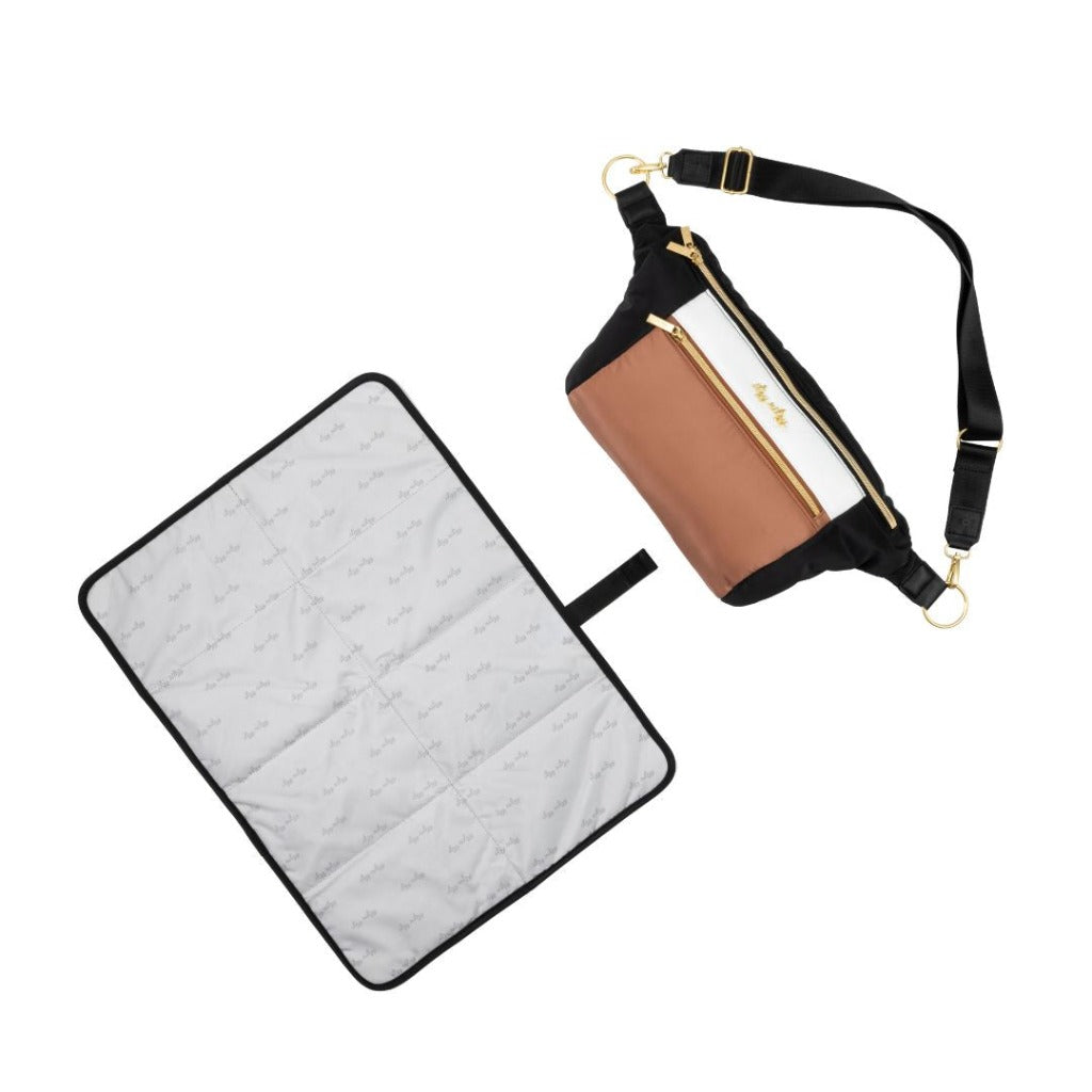 Ritzy Pack Park Diaper Bag Coffee and Cream