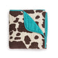 Itzy Muslin Blanket Cow Print