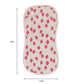 Itzy Burp Cloths Strawberries and Cream