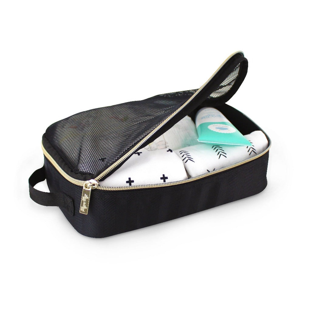 Packing Cubes Black and Gold